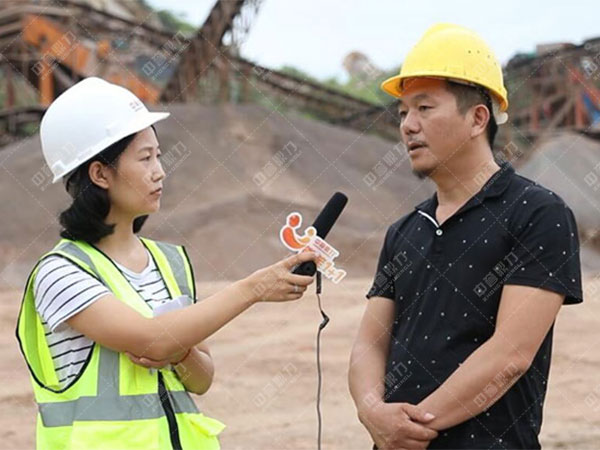 湖南張家界桑植縣何家坪采石場(chǎng)砂石生產(chǎn)線